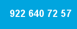 922 640 72 57 922 640 72 57